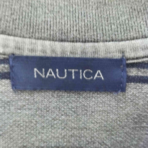 ノーティカ NAUTICA ヘビーオンス ボーダー ポロシャツ メンズ JPN:L